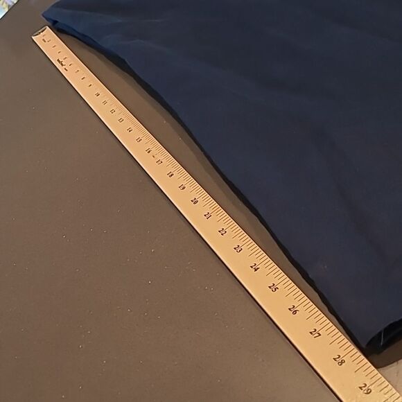 Kim Roger's signature sz 14 navy 100% linen fully lined trousers/pants - Picture 5 of 6